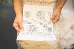Lindsay and Travis exchanged letters before their ceremony, I loved this idea!